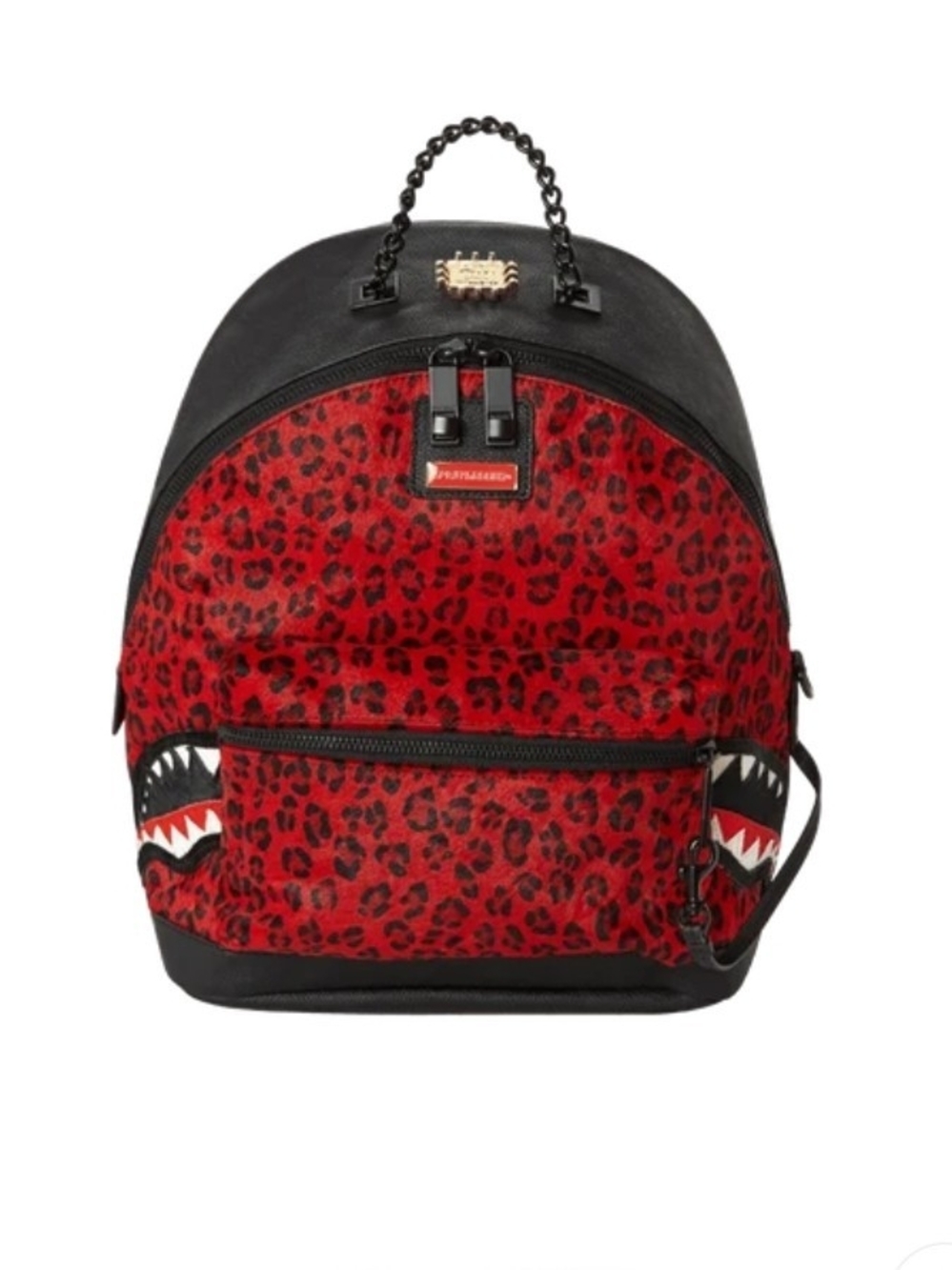 Sprayground 6-STRAP RED LEOPARD EMPRESS (PONY HAIR) Limited Edition Backpark